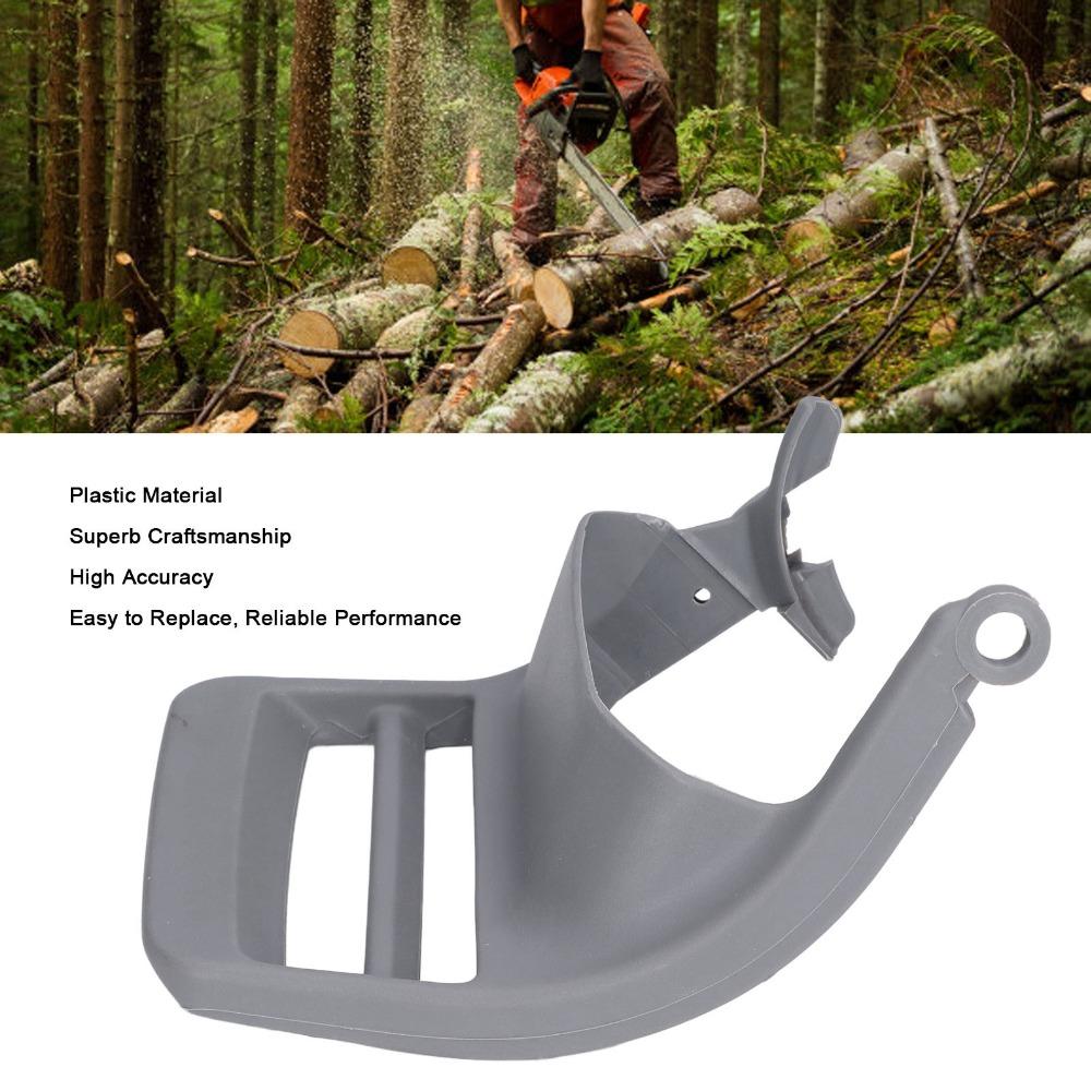 Plastic Chain Brake Handle Grey Compact Chainsaw Brake Handle Front Mounted Open Frame for Husqvarna 362 365 371 372 372XP