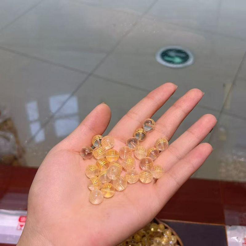 

Natural White Crystal Five Warp DIY Accessories Loose Beads String for Bead Bracelet Necklace Crafts Rosary Bracelet Accessory Natural White Crystal five Sutra