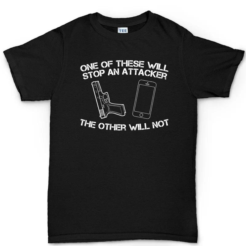 Gun Phone Unisex Cotton TShirt Athletic Casual Streetwear Black Fitness MuscleThis title is characters long M