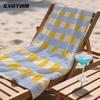 Watercolor Ribbons Oversized Microfiber Beach Towel Sand Proof Quick Dry, Absorbent for Swimming Pool Travel Camping