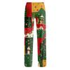 Women's Christmas Print Pants Casual Pants No Pockets