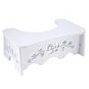 White Squatting Toilet Stool Bathroom Squat Toilet Stool 7 Inch