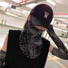 Sunscreen Mask, Men's and Women's Ice Silk Hanging Ears, Neck Protection, Scarf, Summer Sunshade