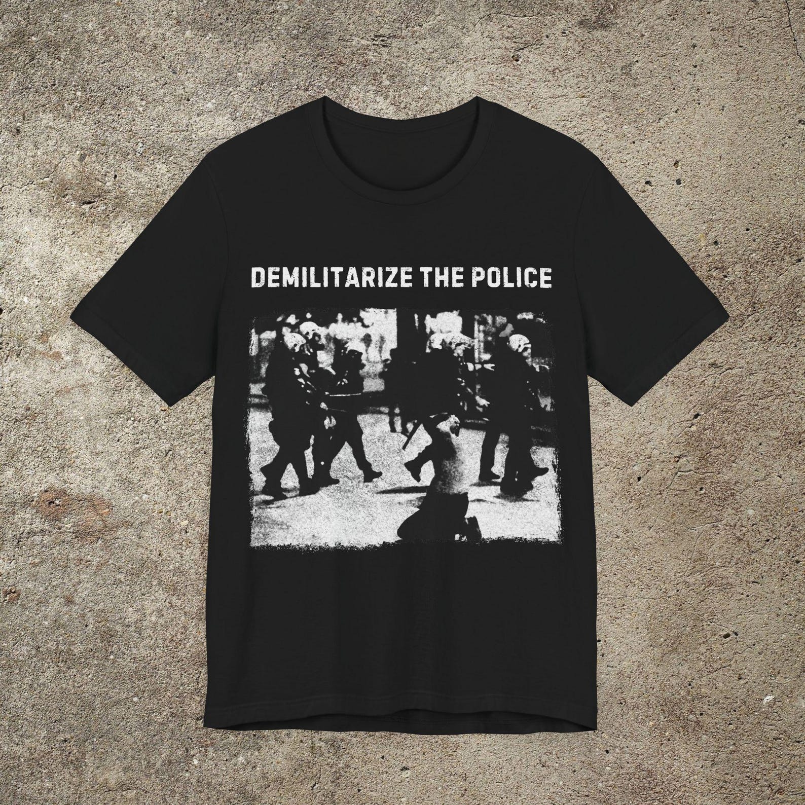 Demilitarize the Police T-Shirt, ACAB, End Police Brutality Activist Shirt, Social Justice Graphic Top 4XL
