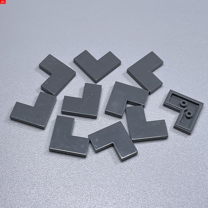 10 Stück/Los MOC Steine Ecke Fliese 2x2 14719 Pädagogische Bausteine Haus Boden Szene Puppen DIY Spielzeug Kinder Geschenke