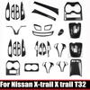 LHD RHD Interior Accessories For Nissan X Trail T32 X-trail 2014- Door Armrest Window Button Switch Gear Shift Panle Cover