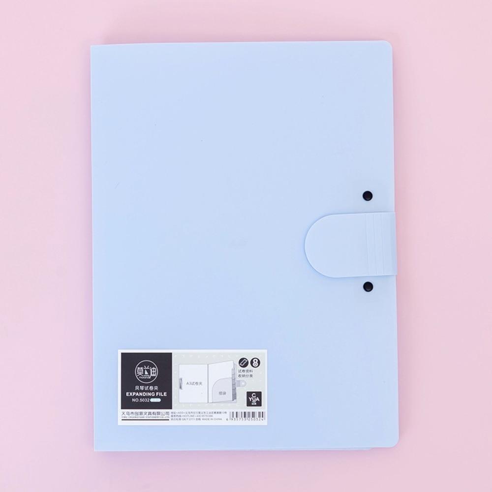 Simple Document Bag Multifunctional Test Paper Storage Booklet  Office Student Supplies