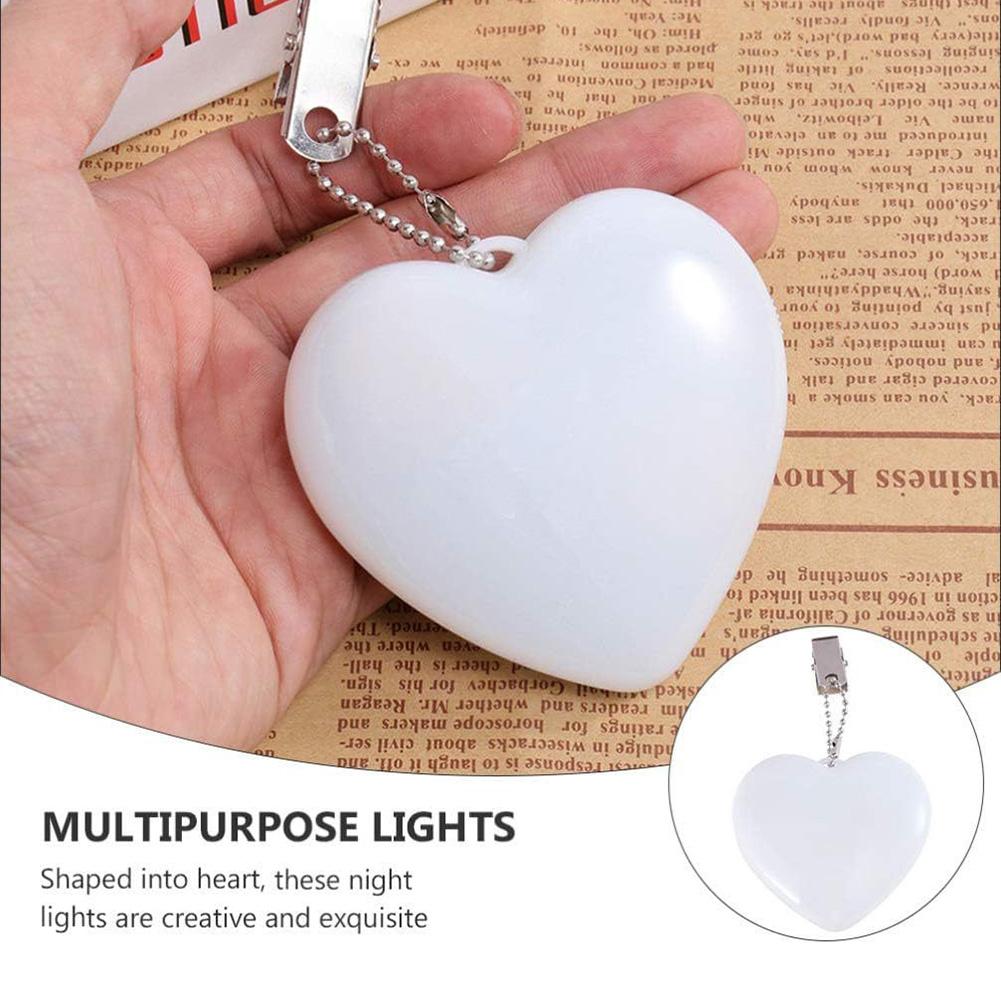 3PC Heart Shaped Touch Sensor Light for Bags Bright LED Illumination for Dark Conditions Compact Design for Everyday Carry