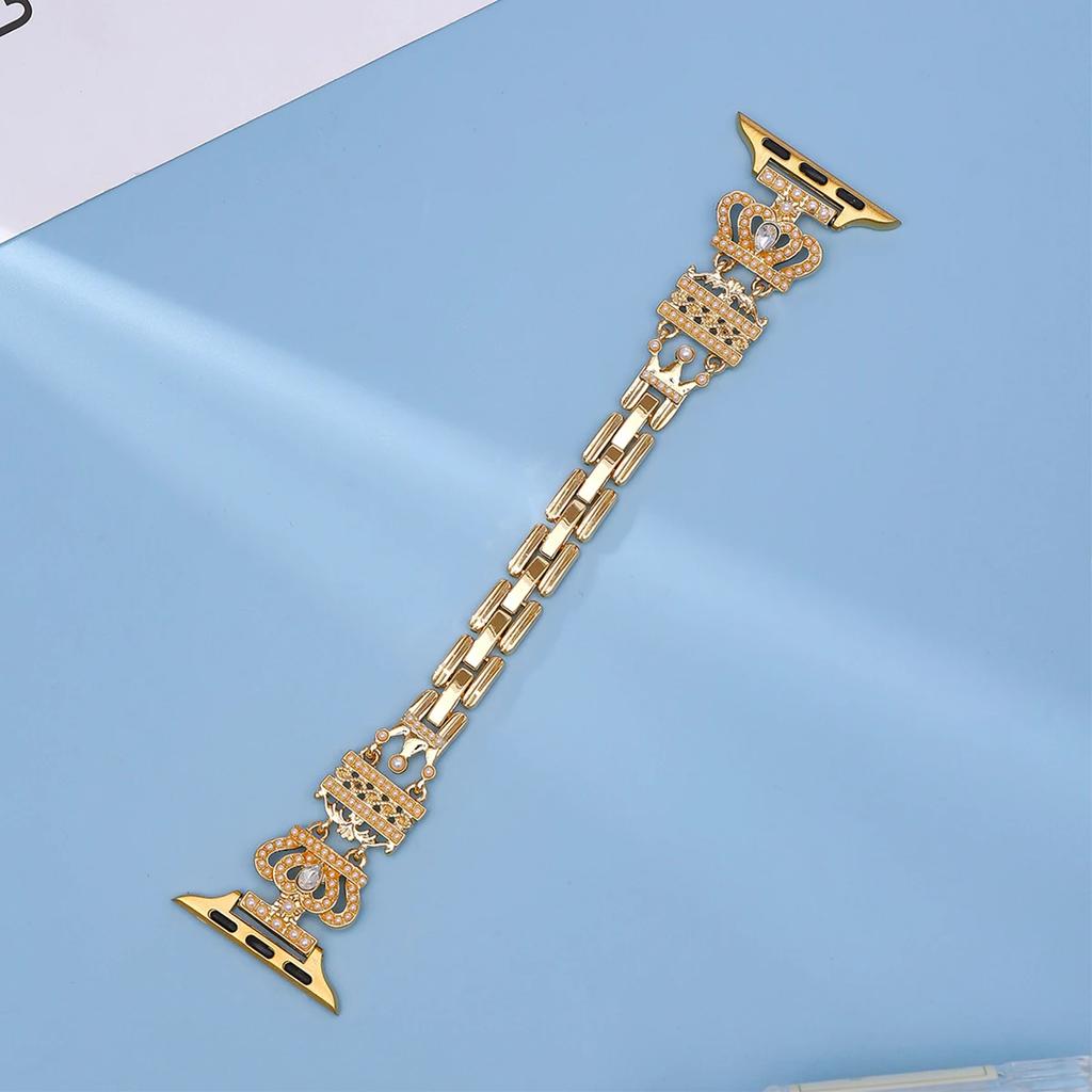 Diamond strap/Case for Apple Watch Strap 45mm 44mm 40mm 41mm Metal strap Cute and Fun case for iwatchx Series 987654SE