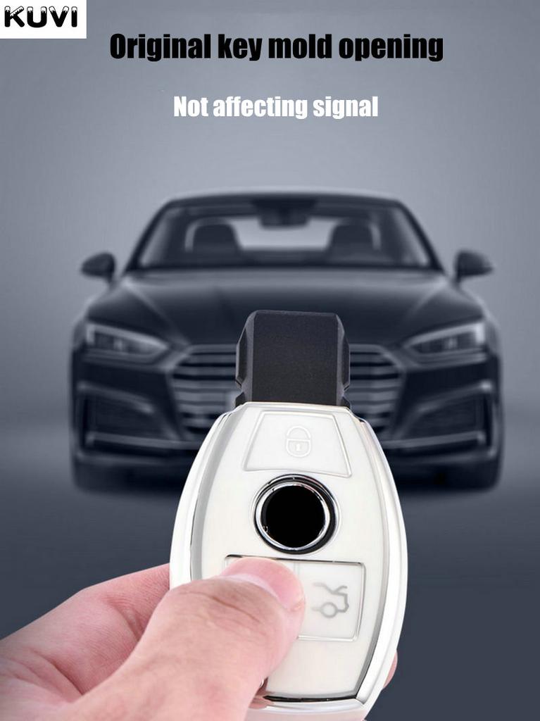 Tpu Car Remote Key Case Cover Shell Fob For Mercedes Benz A B C E R Class Gls Gla Glk Glc Cls Cla Amg W204 W205 W212 W463 W176