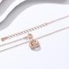 Smart Necklace Female Creative Korean Version Of Fashion Beating Heart Crown Pendant Item Jewelry Premium Durable