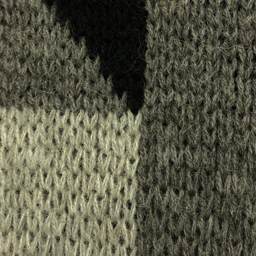 Valentino Garavani 90s Made in Italy Old Geometry Long sleeve knit Men's Used