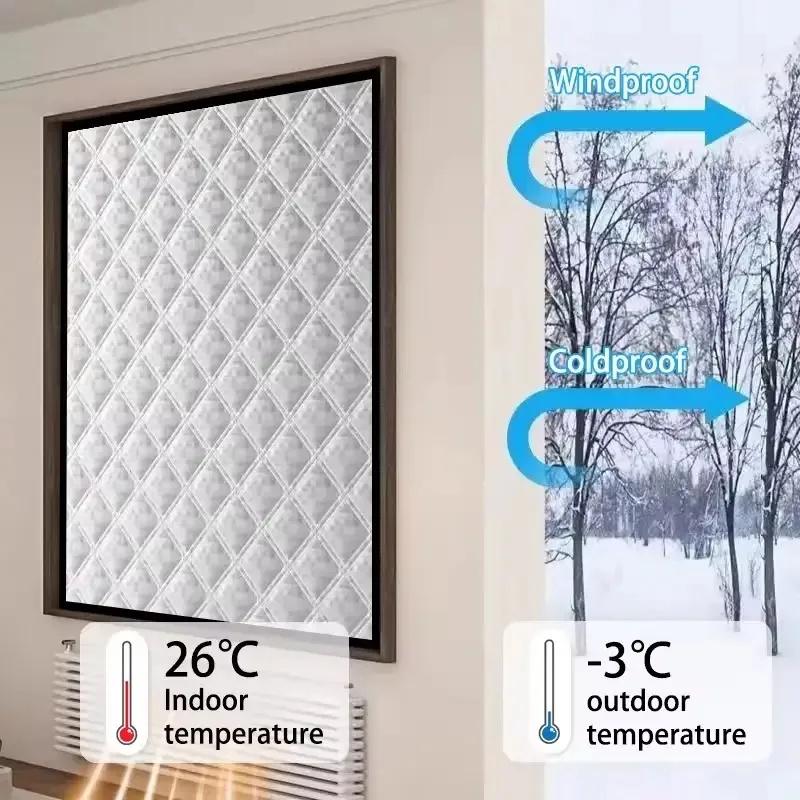 Warm Curtains, Cold and Heat Insulation, Window Screens, Sun Shading, Sound Insulation, Double Thickened Warm Curtains