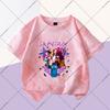 KPop Demon Hunters Boys Girls Fashion T-shirts Kids Cute Clothes Cartoon Anime Graphic Print Children Short Sleeves Party Gifts