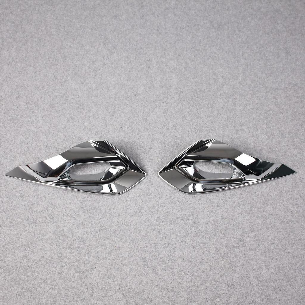 Ruiq Chrome Front Fog Lamp Garnish Bezel Cover for Nissan Note Model E-Power (New e13)