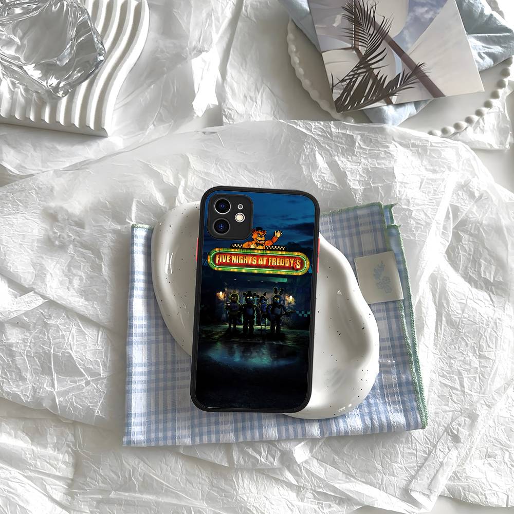 F-FNAF Five-nights-At-Freddys Handyhülle Für IPhone 16 15 14 Plus 15 13 12 11 Pro Max X XS MAX Mattes Cover