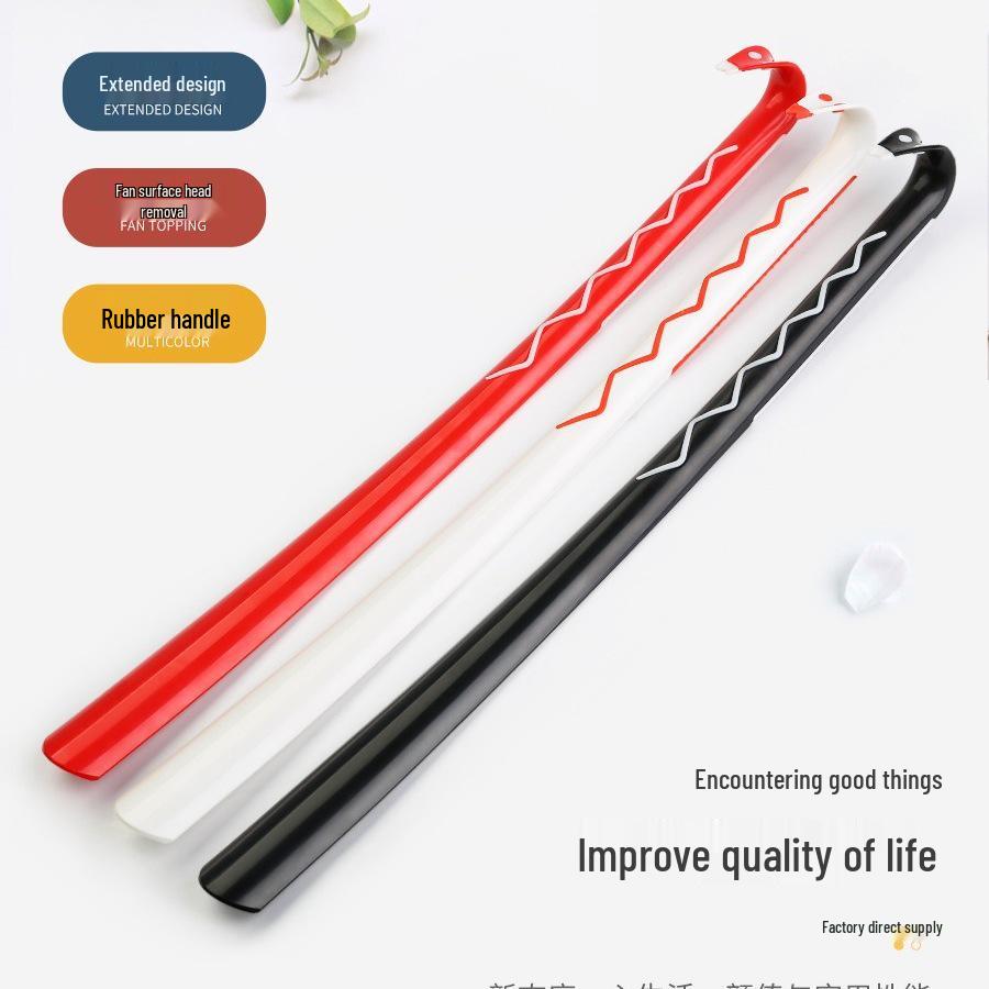 Extra Long High-End Shoehorn with Extended Handle - Ideal for Pregnant Women, Non-Bending Shoe Lifter