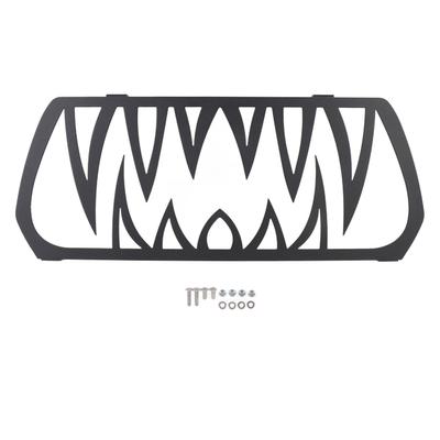 Front Grille Teeth Insert Aluminum Powder Coated Cool Look Rustproof Long Lasting for Ryker All Models Black