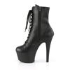 Slim heel waterproof table 17cm super high heels fashion short boots nightclub pole dance sex female Martin boots model catwalk