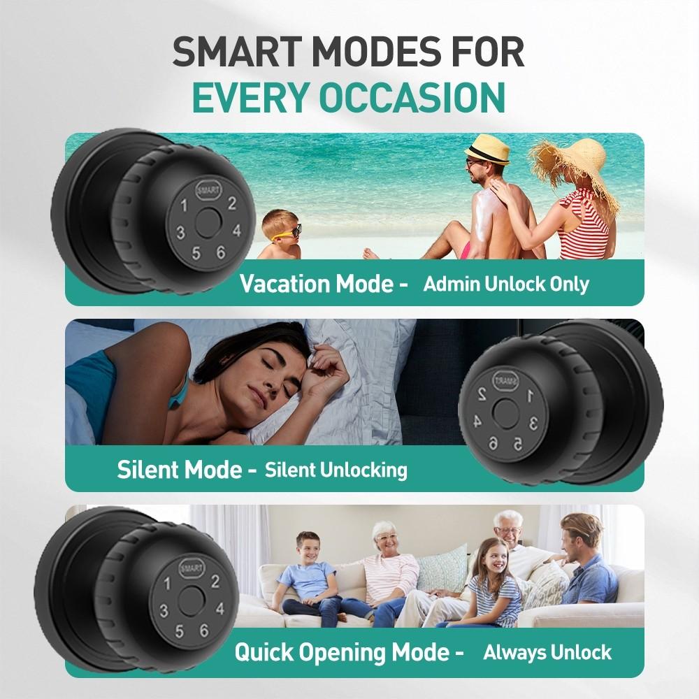 D2 Bluetooth APP Control Auto Lock Home & Office Anti Theft Security Electronic Lock Smart Fingerprint Door Lock