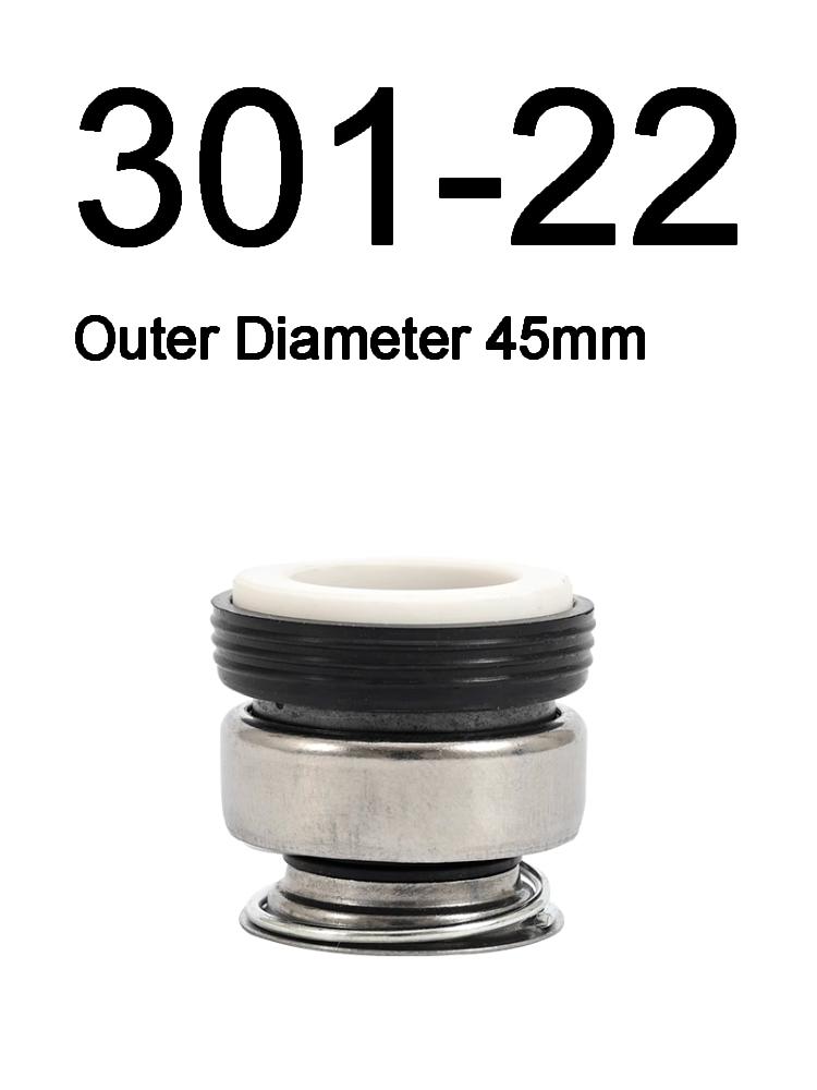 1PC of 301 Series 8 10 12 13 14 15 16 17 18 20 22 24-55mm Single Coil Spring Mechanical Shaft Seal For Circulation Water Pump