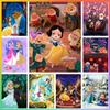 Classic Princess Collection Q Version 5D Diamond Painting Full of Diamonds DIY Handmade Diamond Painting Cartoon Decorative Painting Kit