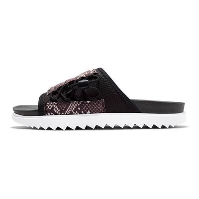 Asuna Slide Print Snakeskin Women Sneakers Black Sail DC9950-001