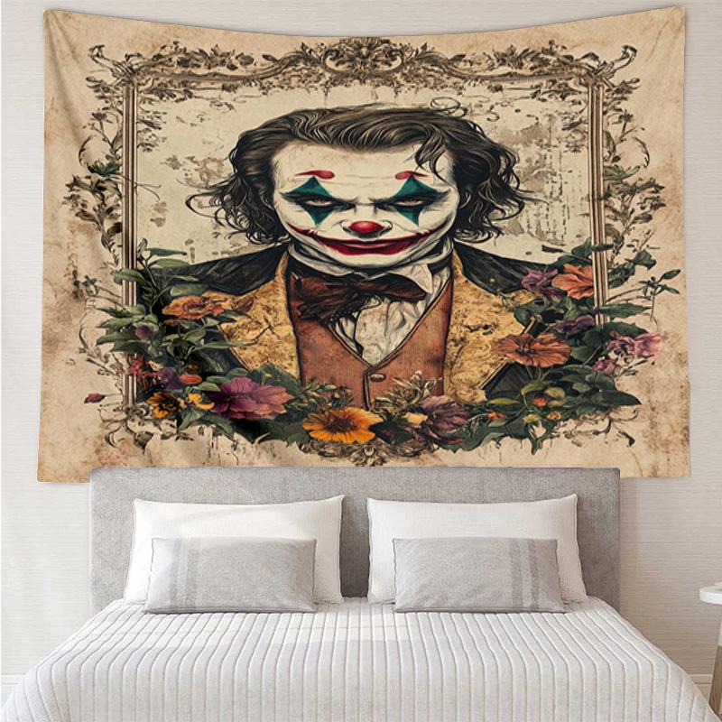 Jo-ker Floral Portrait Tapestry Hanging for Bedroom,Livingroom, Playroom,Decor Art Room Wall Tapestry Holiday and Birthday Gifts