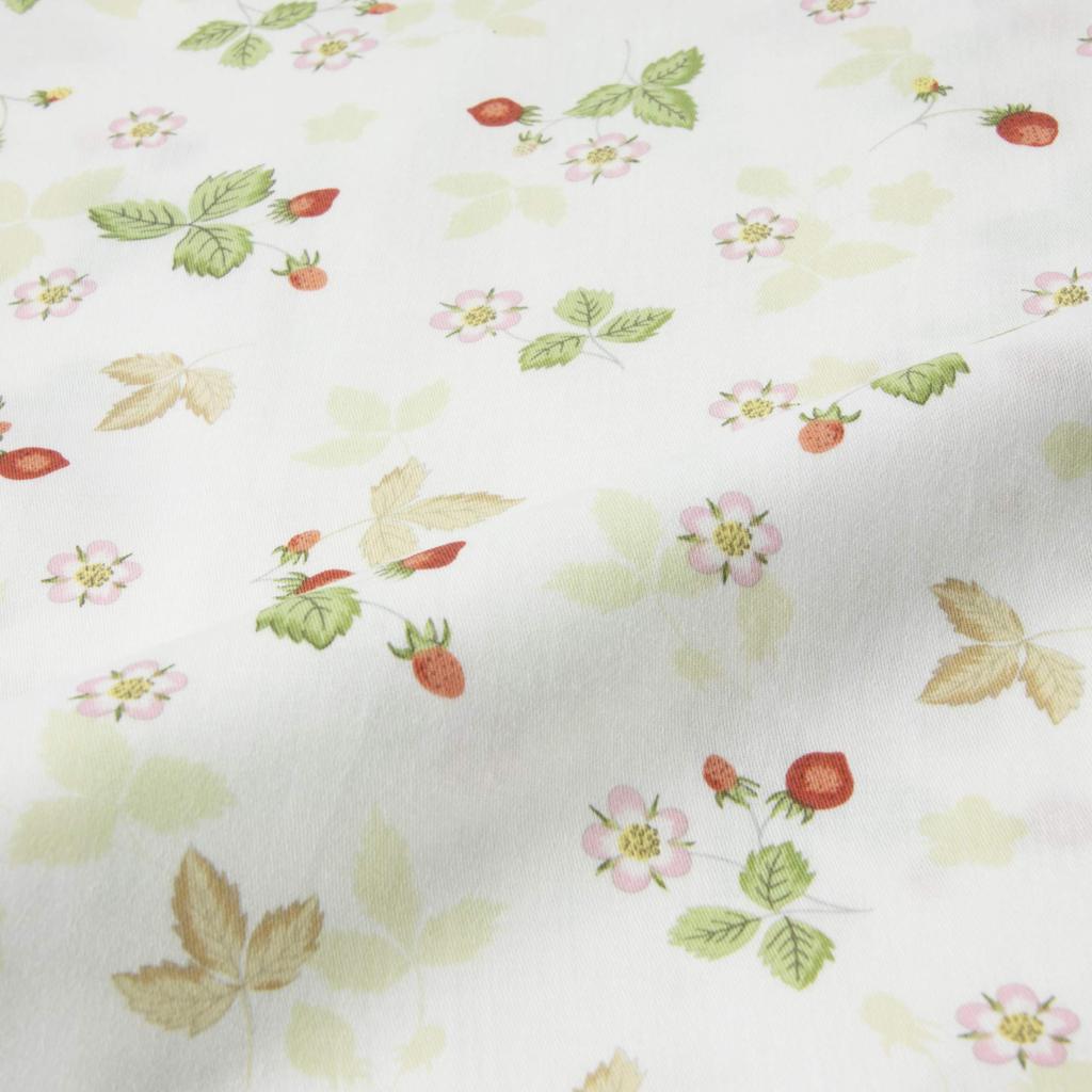 Nishikawa Pillowcase 70X50cm Wedgwood Wild Strawberry Cotton Made In Japan Green PJ27355679G 100%