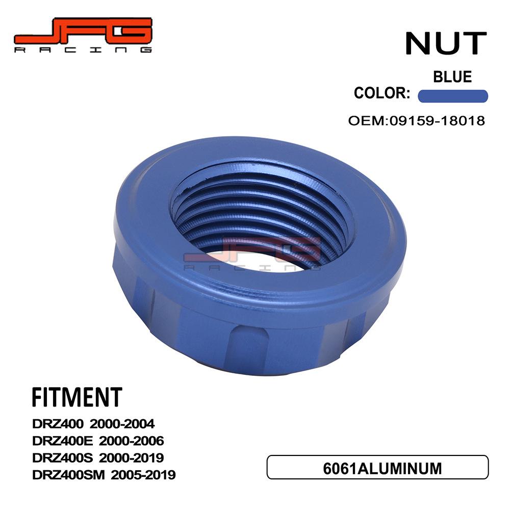 CNC Aluminum Front Axle Nut for DRZ400E/S/SM Off-Road Motorcycle