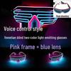 Voice-Controlled LED Trendy Light-Up Shutter Glasses for Festivals