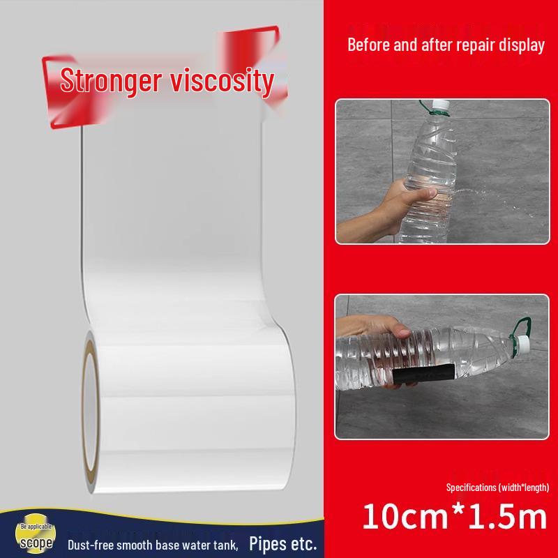 Bandă impermeabilă PVC pentru repararea conductelor - Rezistentă la presiune înaltă, Izolație puternică, PTFE pentru conducte de baie și de scurgere