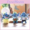 Plyšový přívěsek na klíče Stitch s designem košile s ananasem a květinou pro tašky a klíče