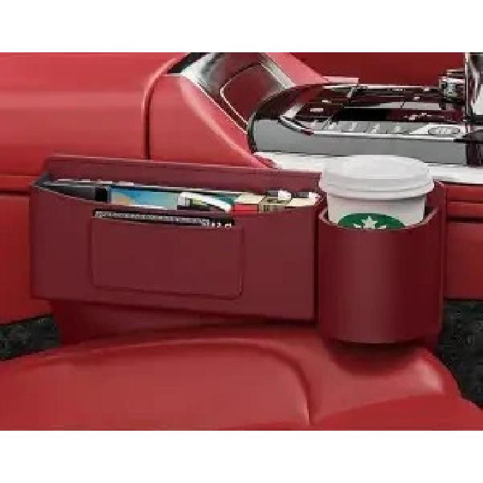 Car Seat Gap Storage Box with Cup Holder, Phone Pocket Organizer Accessories For Changan DEEPAL S7 S07 SL03 S05 2025 2024 copilot red