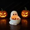 2026 Halloween Ghost Candle Holder Multi-Purpose Aromatherapy Candlestick Gothic Wear Resist Halloween Party Tabletop Ornament