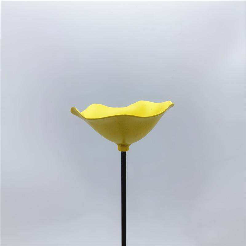 Mini Poppy Flower Stakes Bee Cups