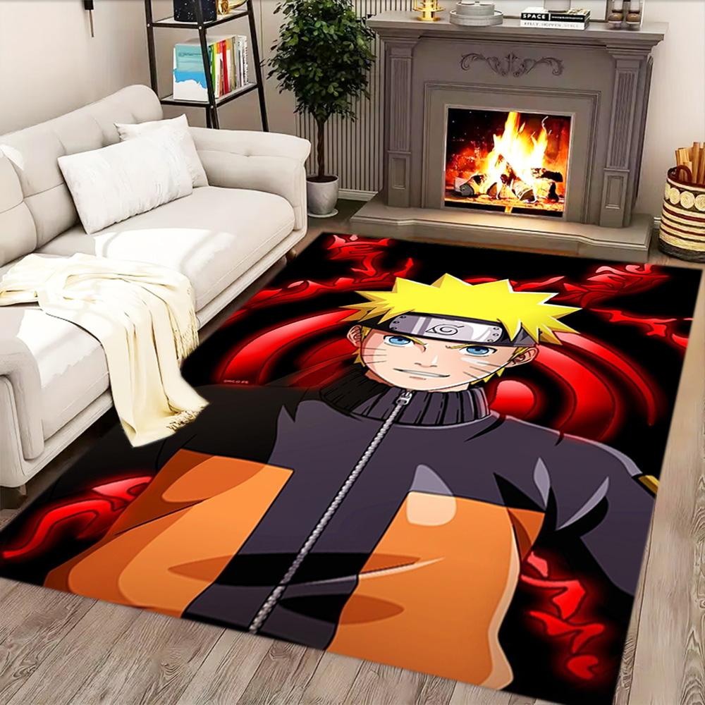 Naruto Team Seven Adventure rug for living rooms, bedrooms, home décor, and as gifts.