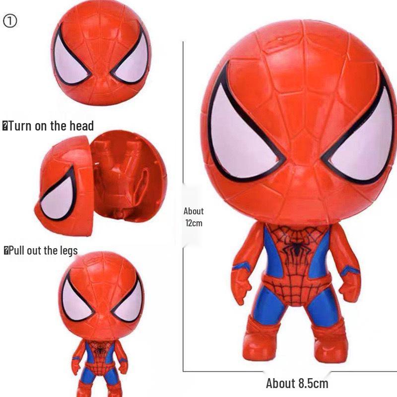 Spider-Man Cake Figurine, Cartoon Toy Baking Accessory for Boys' Birthday Desserts