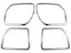 BRIGHTZ Ultra-Spiegel-Finish Edelstahlbeschichtete Lautsprecherringe (4-teiliges Set) für Toyota Crown Sport AZSH36W/AZSH37W [SPEAKER-155] AZSH 36/AZSH 37