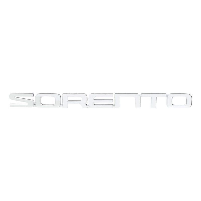 3D ABS SORENTO Letter Logo Rear Bumper Tail Trunk Sticker Car Styling For KIA Sorento 2004-2020 2021 Auto Accessories