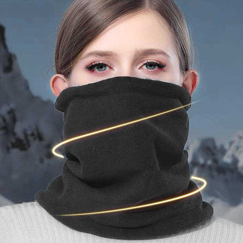 Masque Chauffant Moto Hiver Hommes Femmes Polaire Cou Chauffage Extérieur Écharpe Coupe-Vent Camping Randonnée Cagoule Vélo Masque Facial