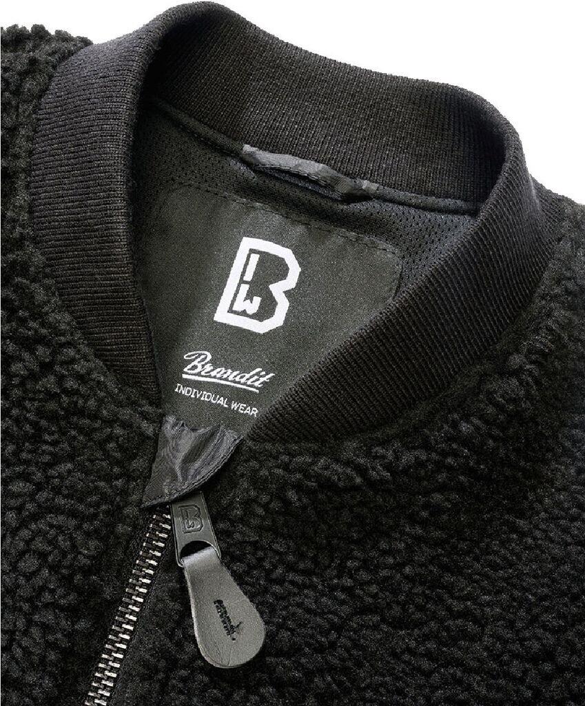 Демисезонная куртка Brandit MA1 Sherpa Jacket 1-St schwarz