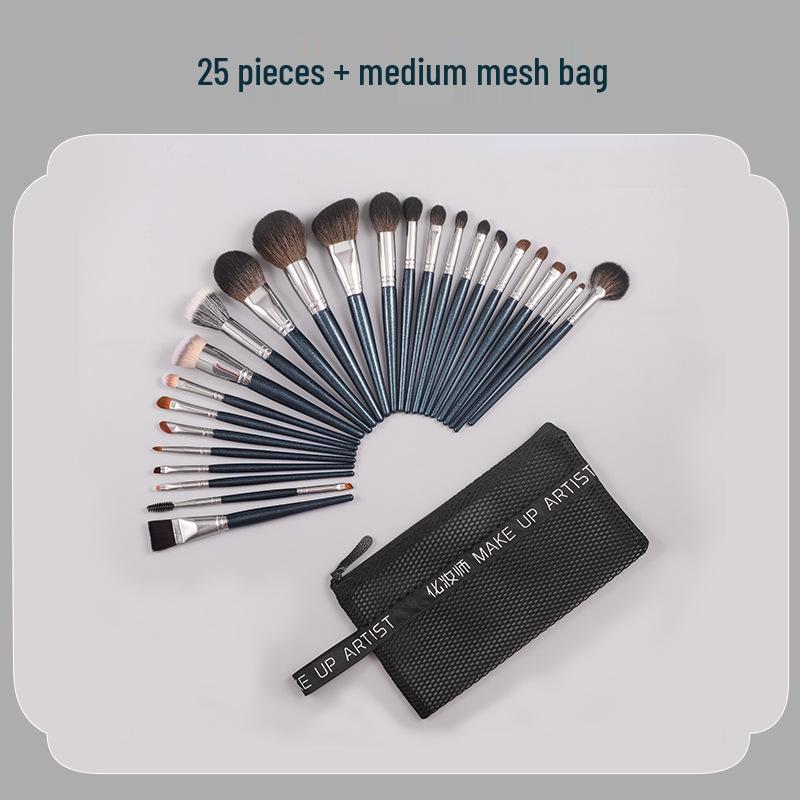 29-teiliges Tierhaar Make-up Pinselset: Nasenkontur-, Lidschatten-, Lippen-Concealer-Pinsel für professionelle Maskenbildner