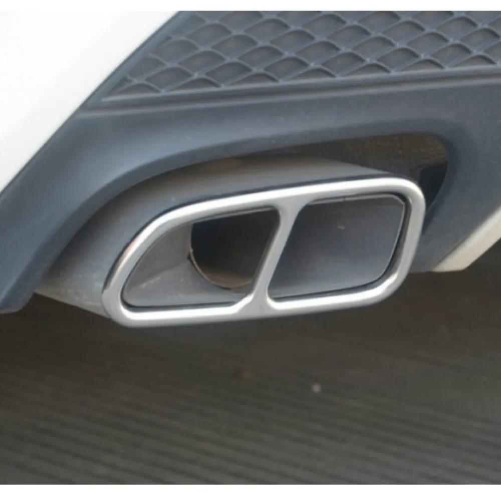 Auto Achteruitlaat Eindpijp Cover Trim Demper Past Op Mercedes Benz CLA 2013-2016 /SLK R172 CLS C218 SL R230 retrofit