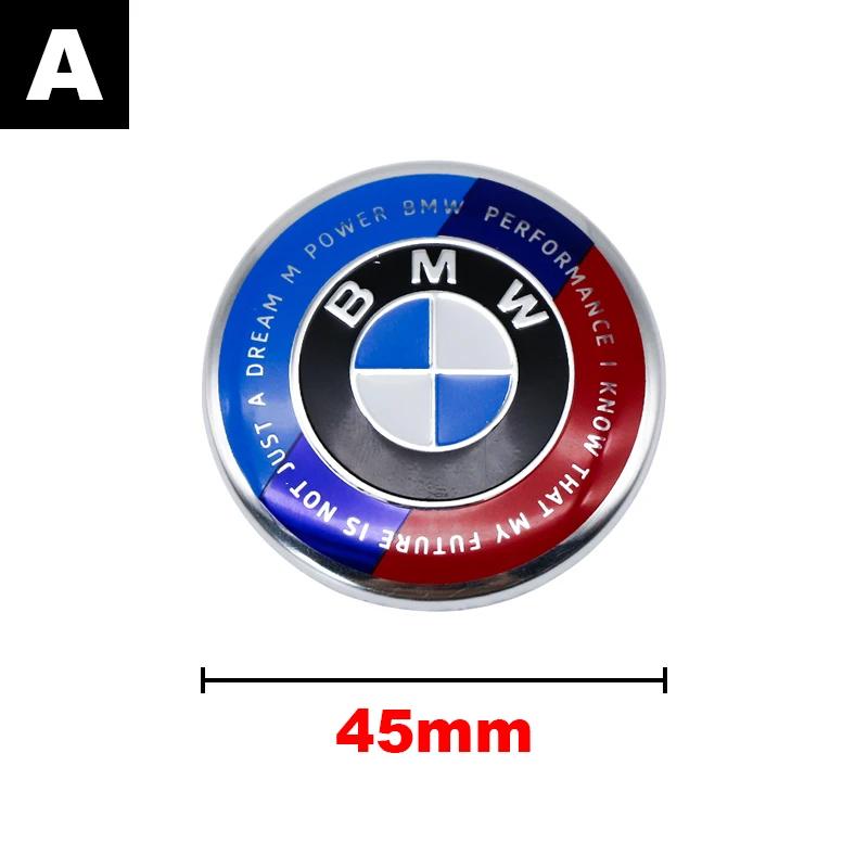 1 Uds pegatina para volante de coche emblema de coche accesorios de decoración para BMW G22 F30 F10 X3 X5 X6 E39 E46 E36 E90 G20 YNEPB1