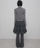 Peulleeoeob 3-Layered Ruffle Skirt Pants (Fl-260_Charcoal)