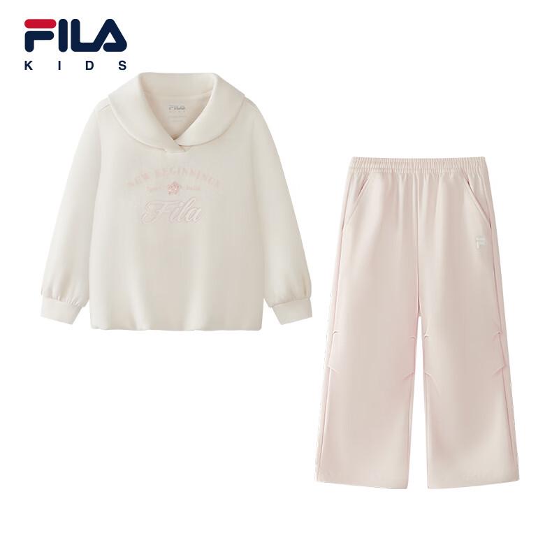 Fila Kids Girls' Two-Piece Casual Sweatshirt and Pants Set