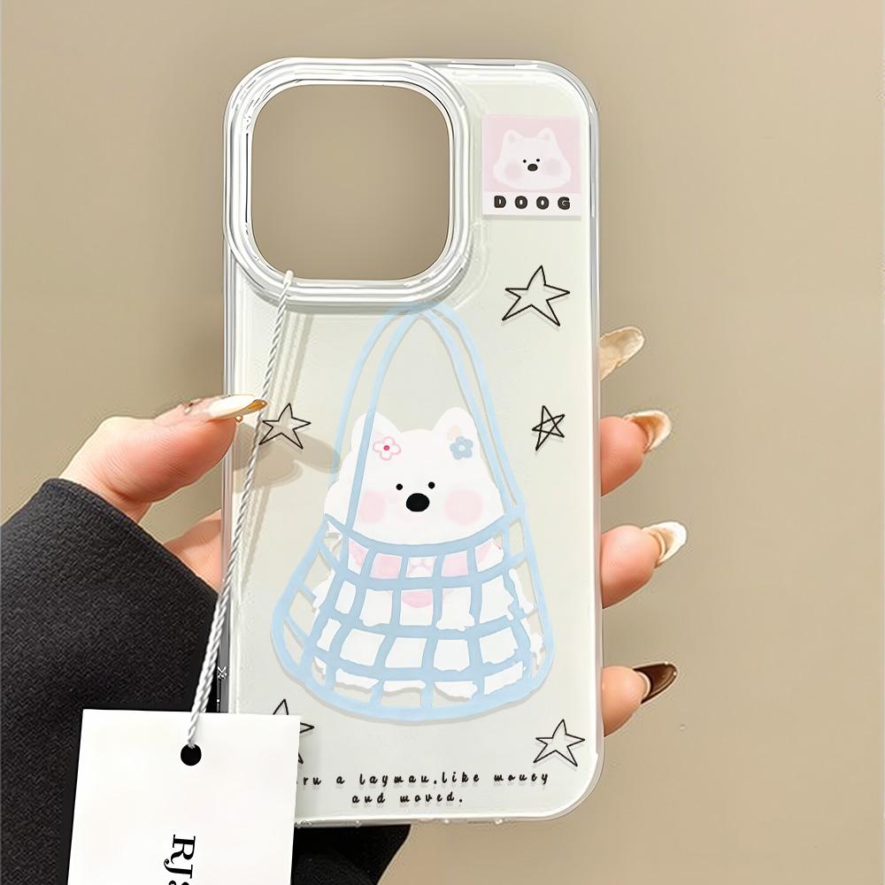 Painted Phone Case for iPhone 12 13 15 16 iPhone 16 12 13 14 15 Pro  14 15 16 Pro Max Coverage Shockproof Anti-Fingerprint Fresh Style Protective Case