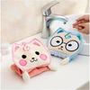 Cartoon Cat Hand Towel Thickened Kitchen Bathroom Coral Velvet Cloths Towels Home Quick Drying Children Cleaning Dishcloth
