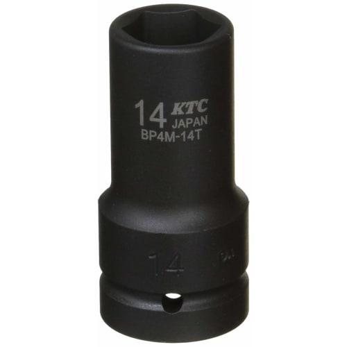 Kyoto Tool (KTC) 12.7mm (1/2-inch) Impact Wrench Socket (Semi-Deep Thin Wall) 14mm BP4M14TP